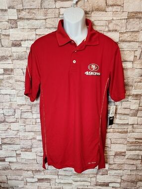 San Francisco 49ers Red NFL  Polo Jersey Brand New